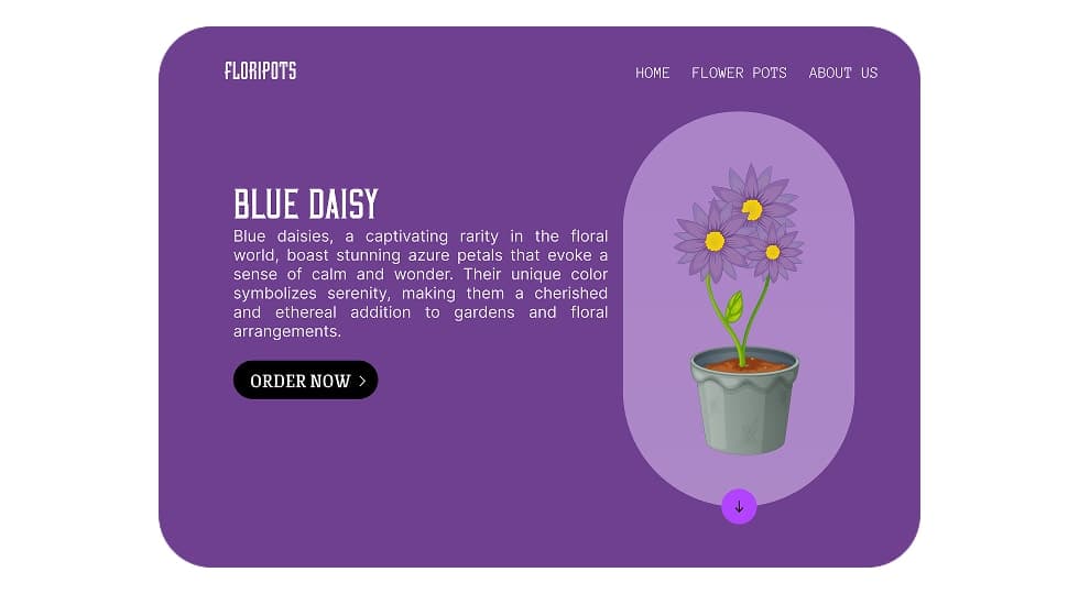 Floripots - Flower E-commerce Landing Experience - UI/UX design case study by Saurabh Pansari
