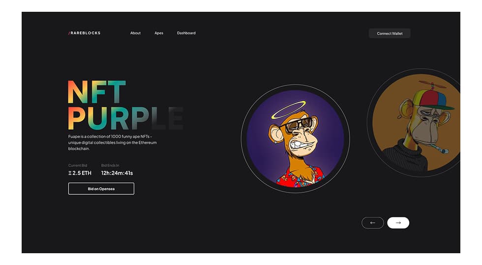 RareBlocks NFT Marketplace - UI/UX design case study by Saurabh Pansari