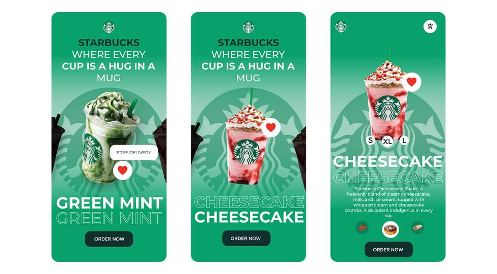 Starbucks Concept – Mobile Beverage Experience - UI/UX design case study by Saurabh Pansari