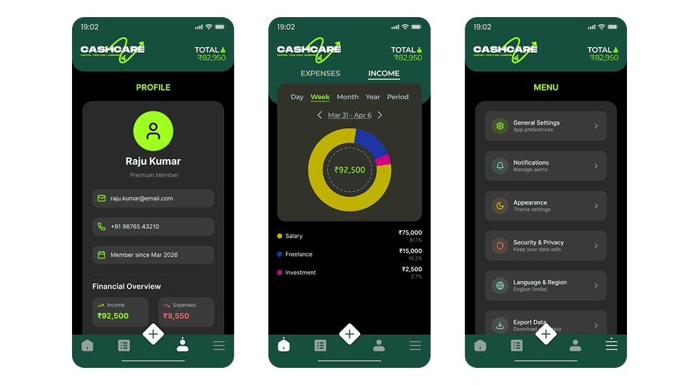 Visual Design & Key Screens 3